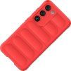 Flexibilný pancierový kryt Magic Shield pre Samsung Galaxy S23+, červený