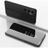 Tvrdý flipový kryt pro Samsung Galaxy S23 FE Clear View Case - černý