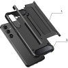 Hybrid Armor kryt pre Samsung Galaxy S24+ - čierny