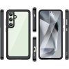 Puzdro Outer Space s gélovým rámom pre Samsung Galaxy S24 FE – čierne