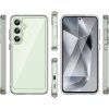Puzdro Outer Space s gélovým rámikom pre Samsung Galaxy S24 FE – priehľadné