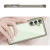 Puzdro Outer Space s gélovým rámom pre Samsung Galaxy S24 FE – číra čierna