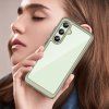 Puzdro Outer Space s gélovým rámom pre Samsung Galaxy S24 FE – číra čierna