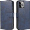 Magnetický kryt pre Samsung S24 Plus s chlopňou a puzdrom - modrý