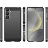 Karbonový kryt pro Samsung Galaxy S25+ - černý
