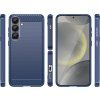 Karbónový kryt pre Samsung Galaxy S25+ – modrý