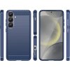 Karbonový kryt pro Samsung Galaxy S25+ - modrý