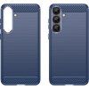 Karbónový kryt pre Samsung Galaxy S25+ – modrý