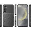 Silikónový pancierový kryt Thunder pre Samsung Galaxy S25+ – čierny
