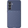 Silikónový pancierový kryt Thunder pre Samsung Galaxy S25+ – modrý