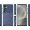 Silikónový pancierový kryt Thunder pre Samsung Galaxy S25+ – modrý