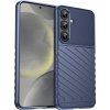 Silikónový pancierový kryt Thunder pre Samsung Galaxy S25+ – modrý