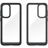 Puzdro Outer Space pre Samsung Galaxy A36 s flexibilným rámom – čierne