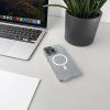 Trblietavý kryt s MagSafe pre Samsung Galaxy A36 5G - biely