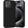 Silikonový kryt Vention KUFB0-40 pro iPhone 15 Pro Max (černý)