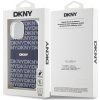 DKNY PC/TPU Repeat Pattern Tonal Stripe Magsafe Zadný Kryt pre iPhone 13 Blue