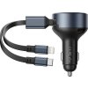 Vention FFOB0 USB-C car charger + USB-C/Lightning 30W cable