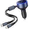 Autonabíječka Vention FFOB0 USB-C + kabel USB-C/Lightning 30W