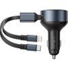 Autonabíječka Vention FFOB0 USB-C + kabel USB-C/Lightning 30W