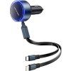 Autonabíječka Vention FFOB0 USB-C + kabel USB-C/Lightning 30W