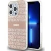DKNY PC/TPU Repeat Pattern Tonal Stripe Magsafe Zadní Kryt pro iPhone 13 Pro Max Pink