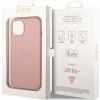 Guess PU Leather Saffiano Zadný Kryt pre iPhone 14 Plus Pink