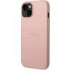 Guess PU Leather Saffiano Zadný Kryt pre iPhone 14 Plus Pink