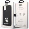 Karl Lagerfeld Liquid Silicone Choupette Zadný Kryt pre iPhone 14 Plus Black