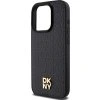 DKNY PU Leather Repeat Pattern Stack Logo Magsafe Zadní Kryt pro iPhone 14 Pro Max Black