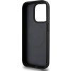 DKNY PU Leather Repeat Pattern Stack Logo Magsafe Zadný Kryt pre iPhone 14 Pro Max Black