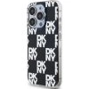 DKNY PC/TPU Checkered Pattern Zadní Kryt pro iPhone 14 Pro Max Black
