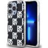 DKNY PC/TPU Checkered Pattern Zadný Kryt pre iPhone 14 Pro Max Black