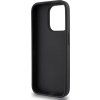 DKNY PU Leather Repeat Pattern Card Pocket Zadný Kryt pre iPhone 14 Pro Max Black