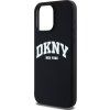 DKNY Liquid Silicone Arch Logo MagSafe Zadný Kryt pre iPhone 14 Pro Max Black