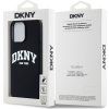 DKNY Liquid Silicone Arch Logo MagSafe Zadný Kryt pre iPhone 14 Pro Max Black