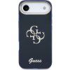Guess IML 4G Script Metal Logo Zadný Kryt pre iPhone Air Blue