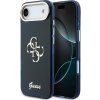 Guess IML 4G Script Metal Logo Zadný Kryt pre iPhone Air Blue