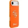 Guess IML 4G Script Metal Logo Zadní Kryt pro iPhone Air Orange