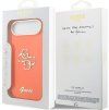 Guess IML 4G Script Metal Logo Zadný Kryt pre iPhone Air Orange