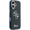 Guess IML 4G Script Metal Logo Zadní Kryt pro iPhone 17 Blue