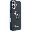 Guess IML 4G Script Metal Logo Zadný Kryt pre iPhone 17 Blue