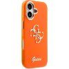 Guess IML 4G Script Metal Logo Zadný Kryt pre iPhone 17 Orange