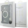Guess IML Glitter Script Strap MagSafe Zadný Kryt pre iPhone 17 Black