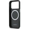 Lacoste PVC Petit Pique Semi Wrap MagSafe Kryt pre iPhone 17 Pro Navy