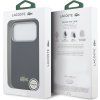 Lacoste PVC Petit Pique Semi Wrap MagSafe Kryt pre iPhone 17 Pro Navy