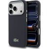 Lacoste PVC Petit Pique Semi Wrap MagSafe Kryt pre iPhone 17 Pro Navy