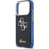 Guess IML 4G Script Metal Logo Zadný Kryt pre iPhone 17 Pro Blue