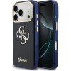 Guess IML 4G Script Metal Logo Zadný Kryt pre iPhone 17 Pro Blue