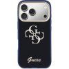 Guess IML 4G Script Metal Logo Zadný Kryt pre iPhone 17 Pro Max Blue