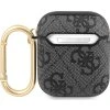 Guess 4G Script PC/PU Pouzdro pro AirPods 1/2 Black